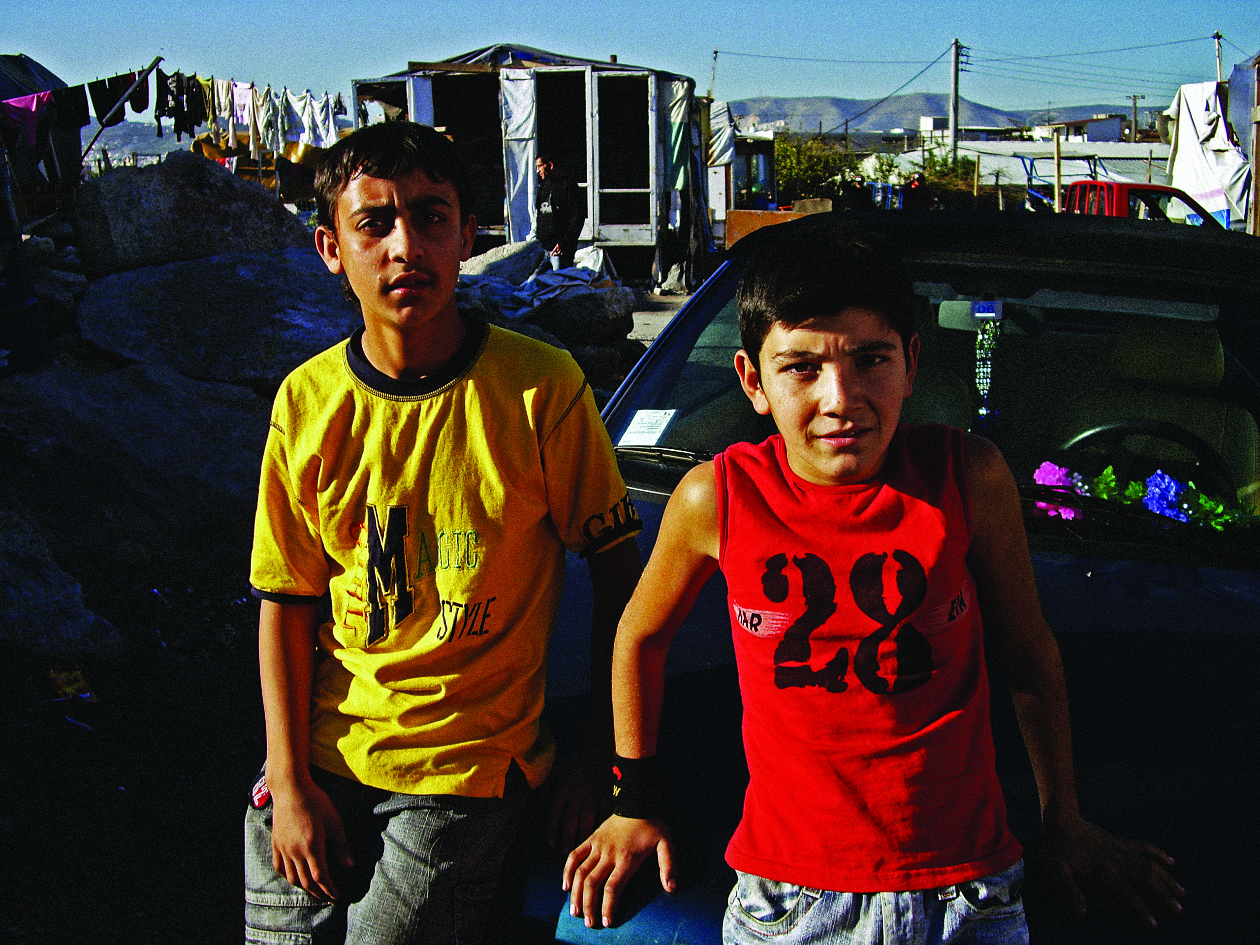 ch at a Roma camp in Athens.